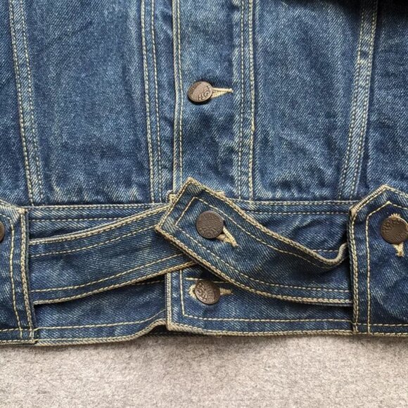 Vintage Denim Jacket with Unique Patch - Picture 2 of 4